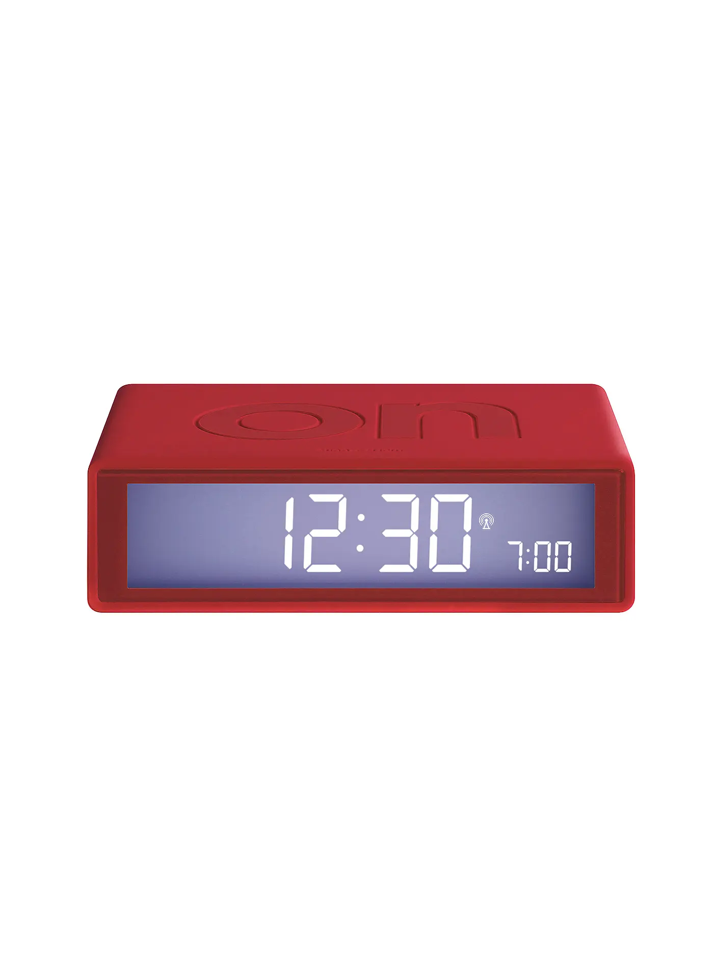 LEXON | Wecker FLIP+ 10x6,5cm Red | 
